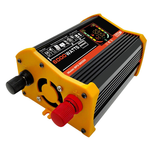 DC 12V to AC 110V/220V Power Inverter Charger Power Supply Black 220V C