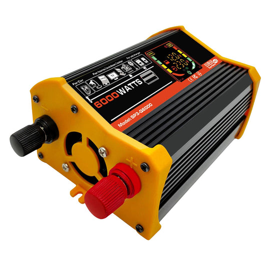 DC 12V to AC 110V/220V Power Inverter Charger Power Supply Black 110V D