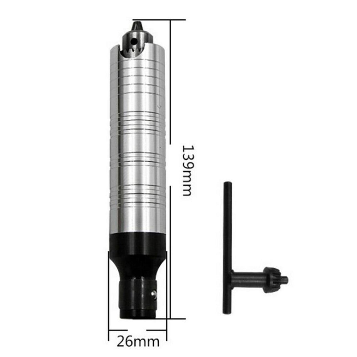 Metal Rotary Tool Handpiece Chuck Key for Electric Grinder White 0.3-4mm