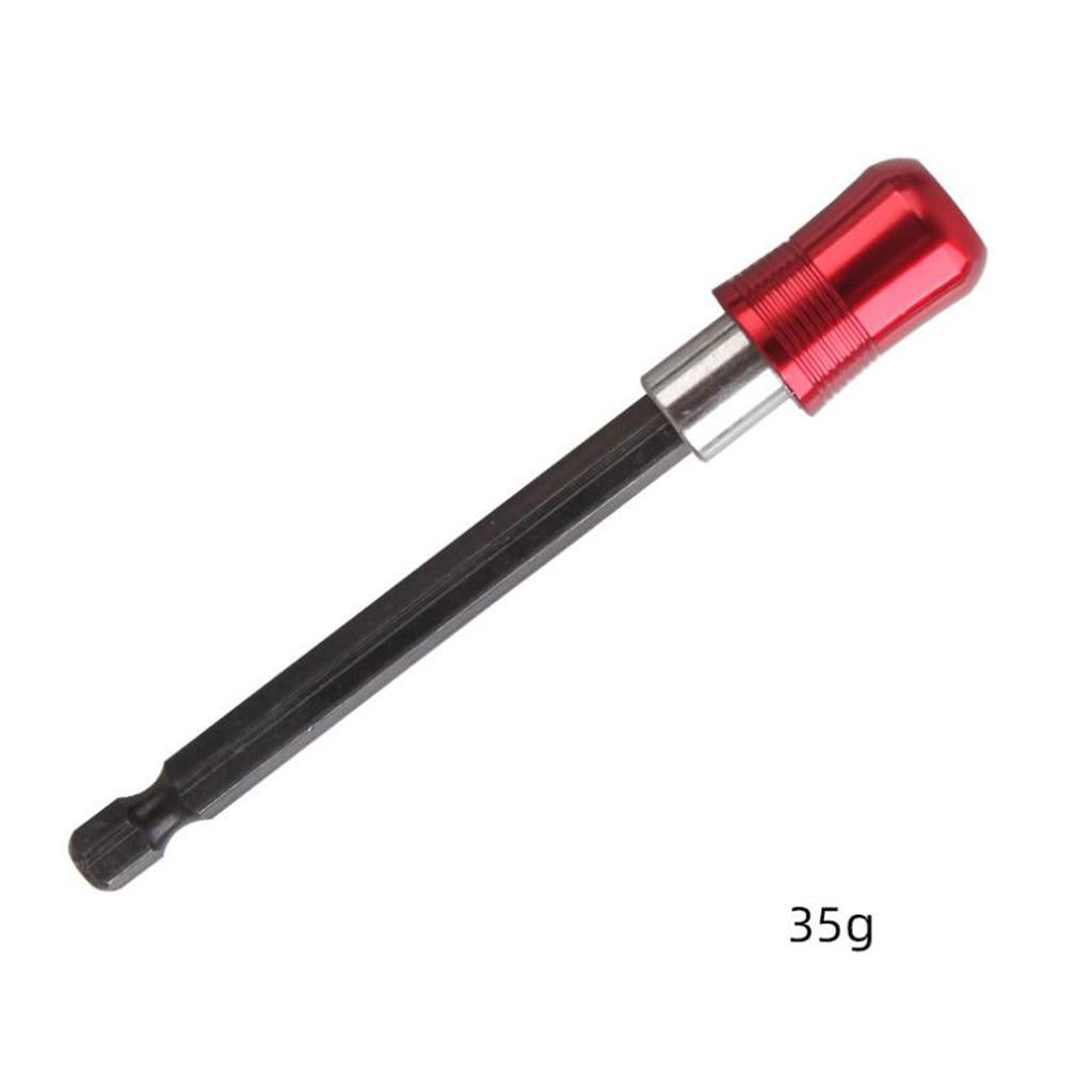 1/4 Hex Shank Quick Release Magnetic Holder Extension 3pcs Red"