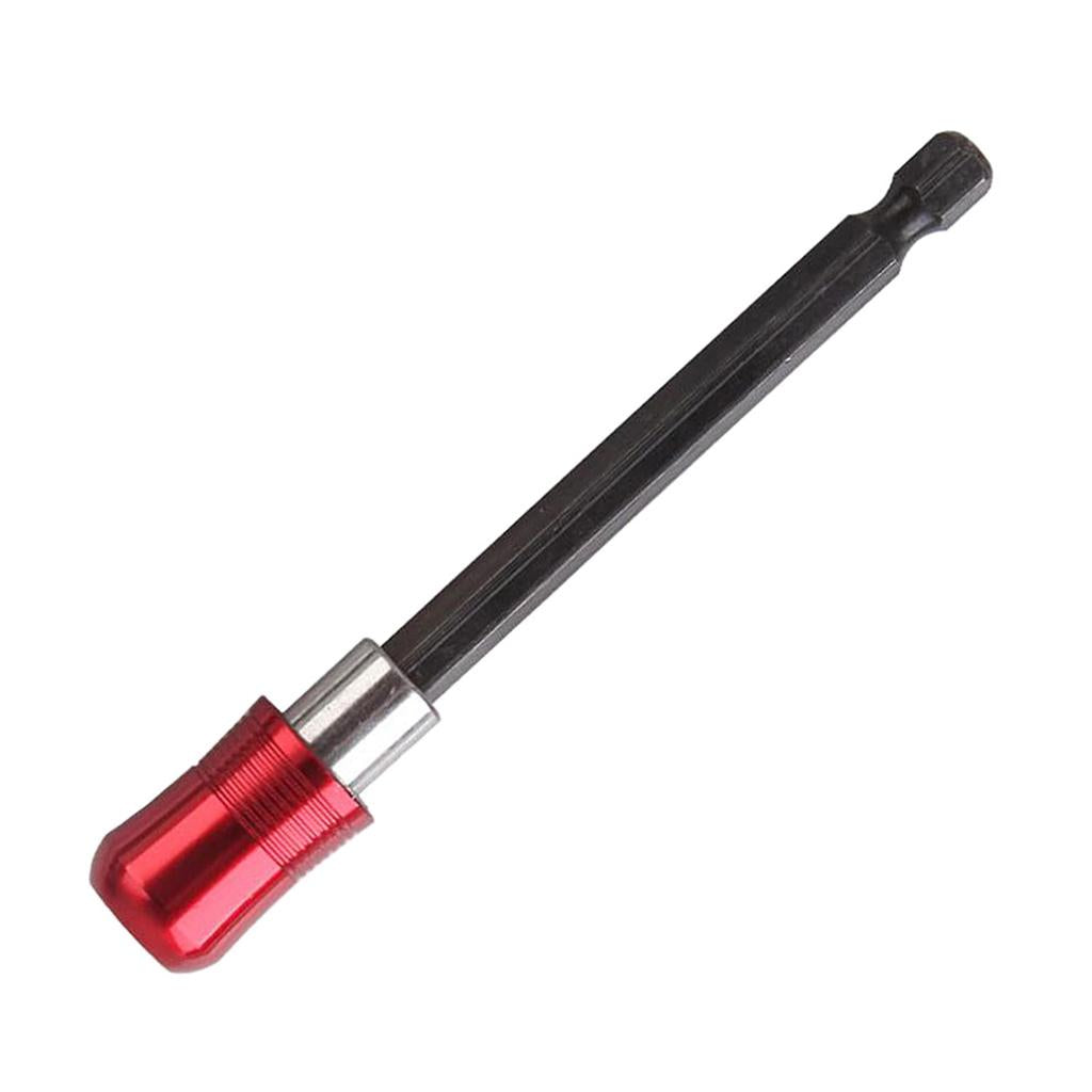 1/4 Hex Shank Quick Release Magnetic Holder Extension 100mm Red"