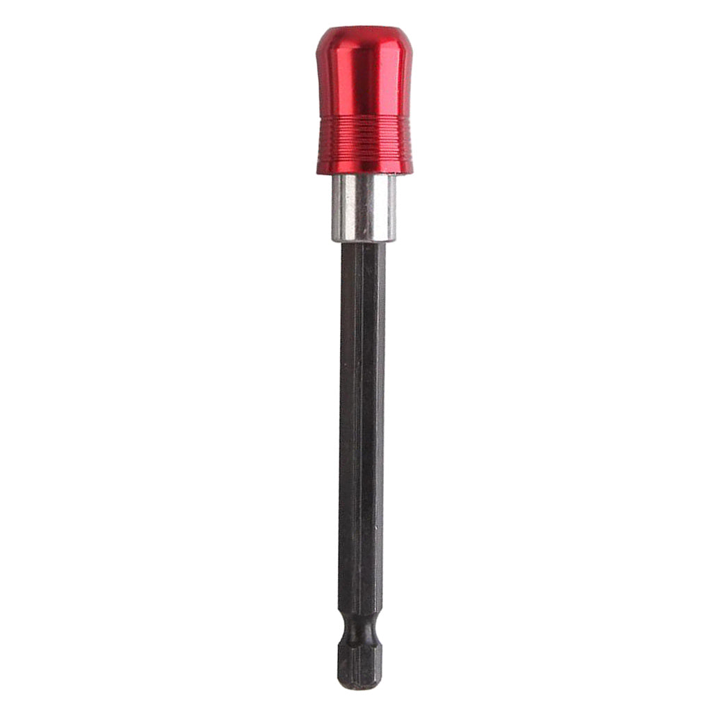 1/4 Hex Shank Quick Release Magnetic Holder Extension 100mm Red"