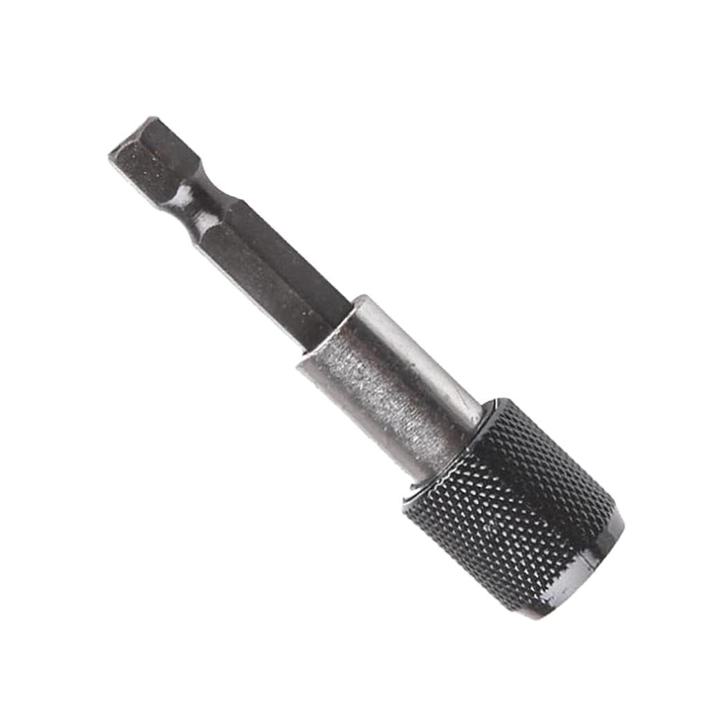 1/4 Hex Shank Quick Release Magnetic Holder Extension 60mm Black"