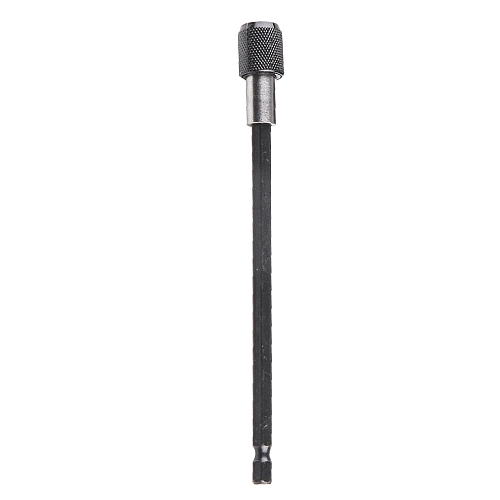 1/4 Hex Shank Quick Release Magnetic Holder Extension 150mm Black"
