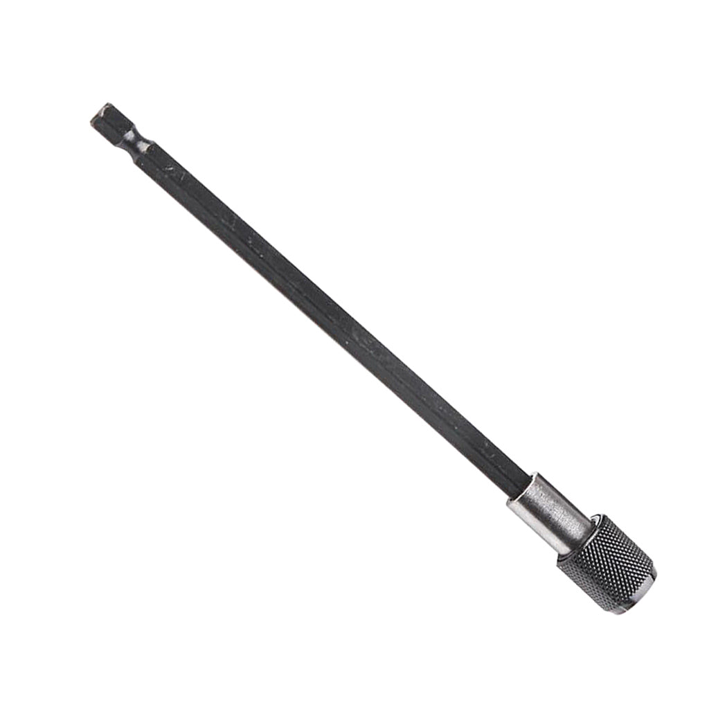1/4 Hex Shank Quick Release Magnetic Holder Extension 150mm Black"