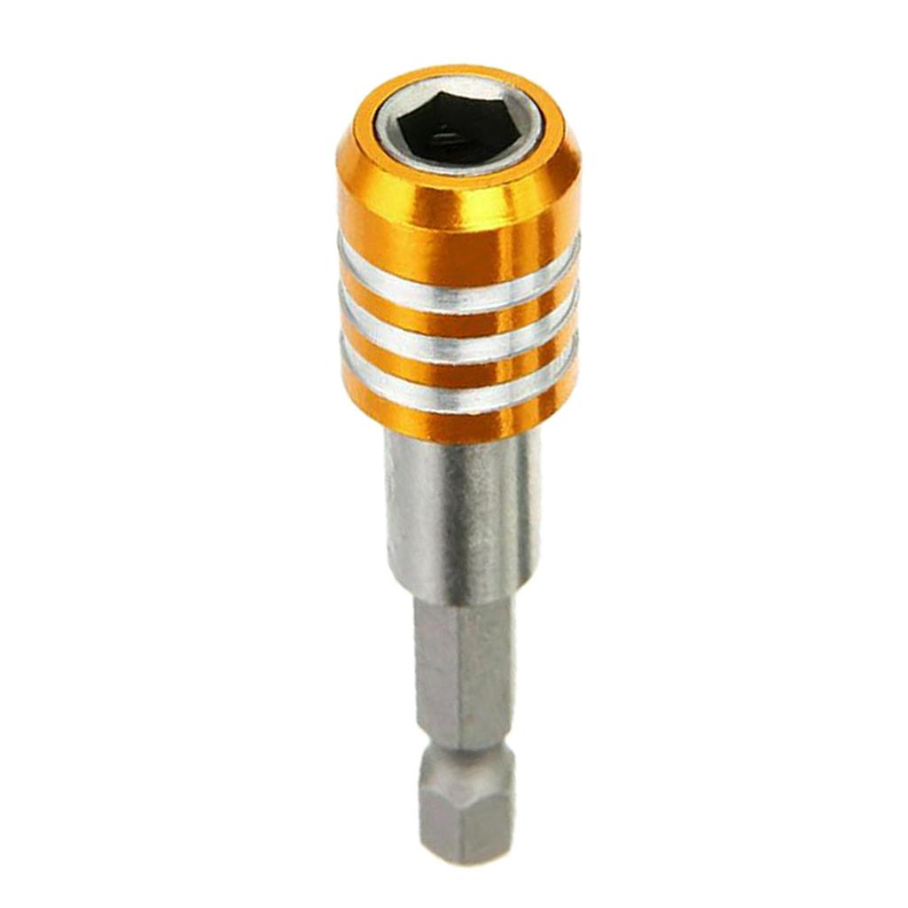 1/4 Hex Shank Quick Release Magnetic Holder Extension 60mm Yellow"