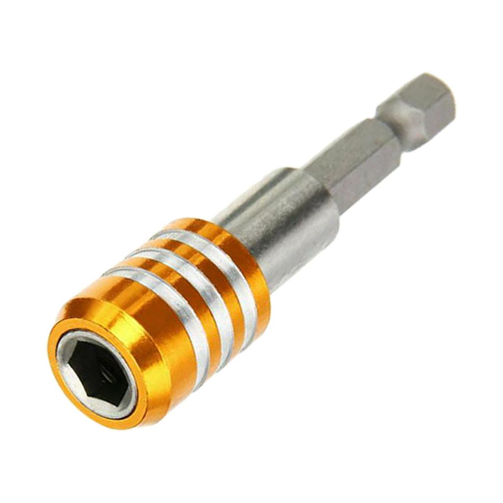 1/4 Hex Shank Quick Release Magnetic Holder Extension 60mm Yellow"