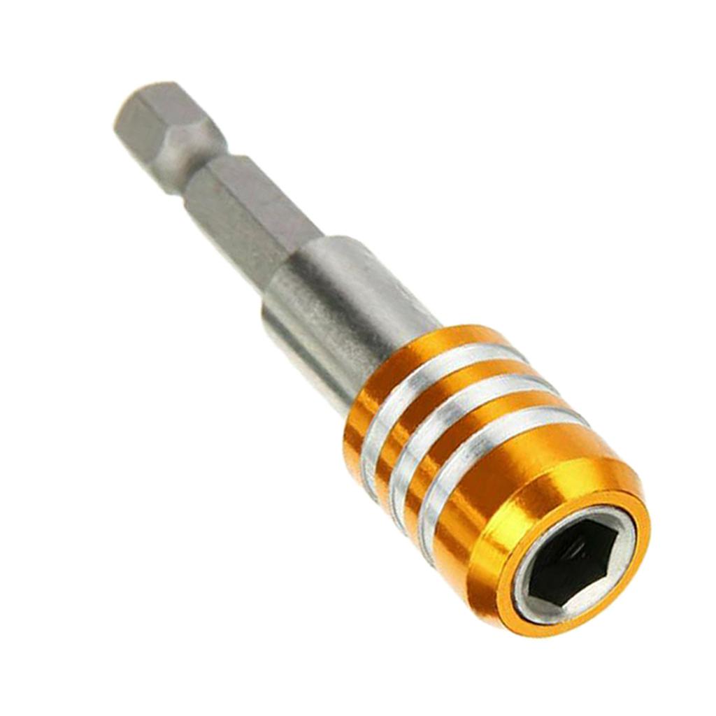 1/4 Hex Shank Quick Release Magnetic Holder Extension 60mm Yellow"