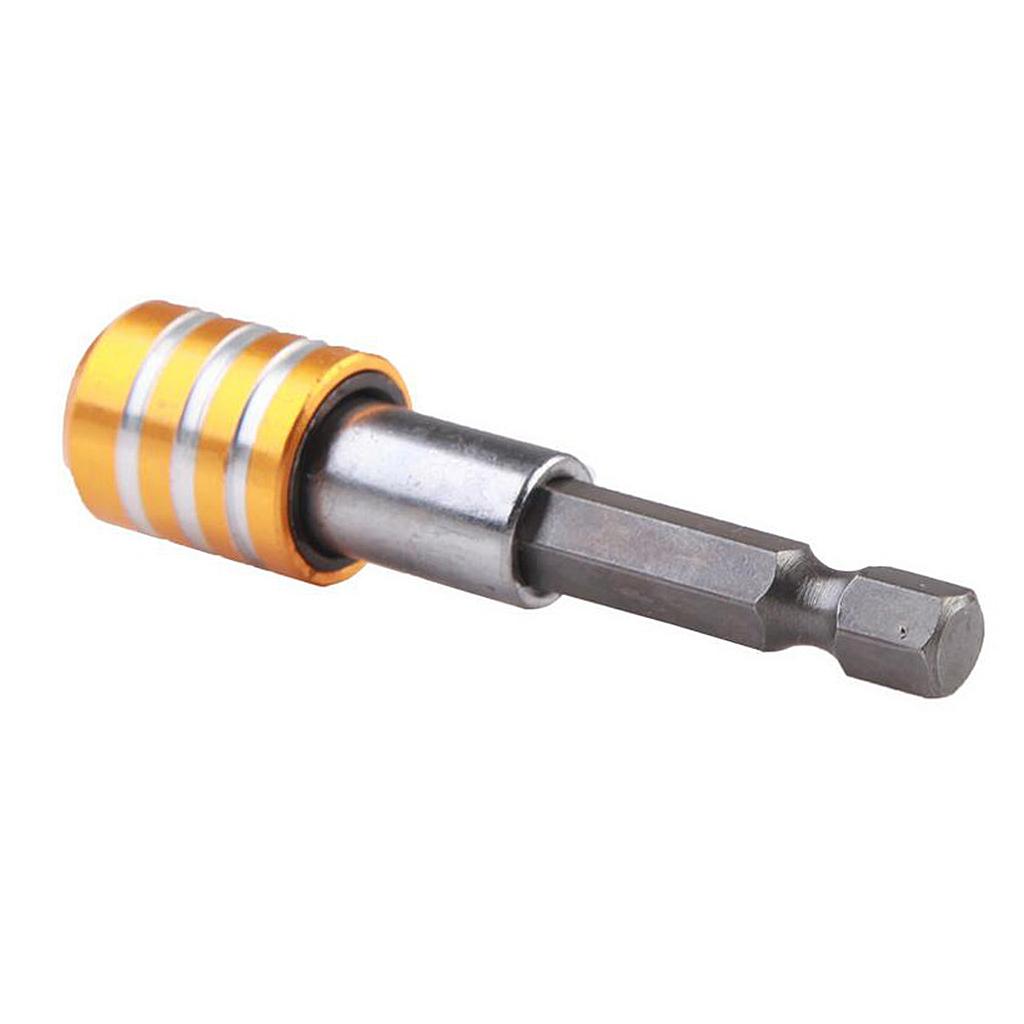 1/4 Hex Shank Quick Release Magnetic Holder Extension 60mm Yellow"