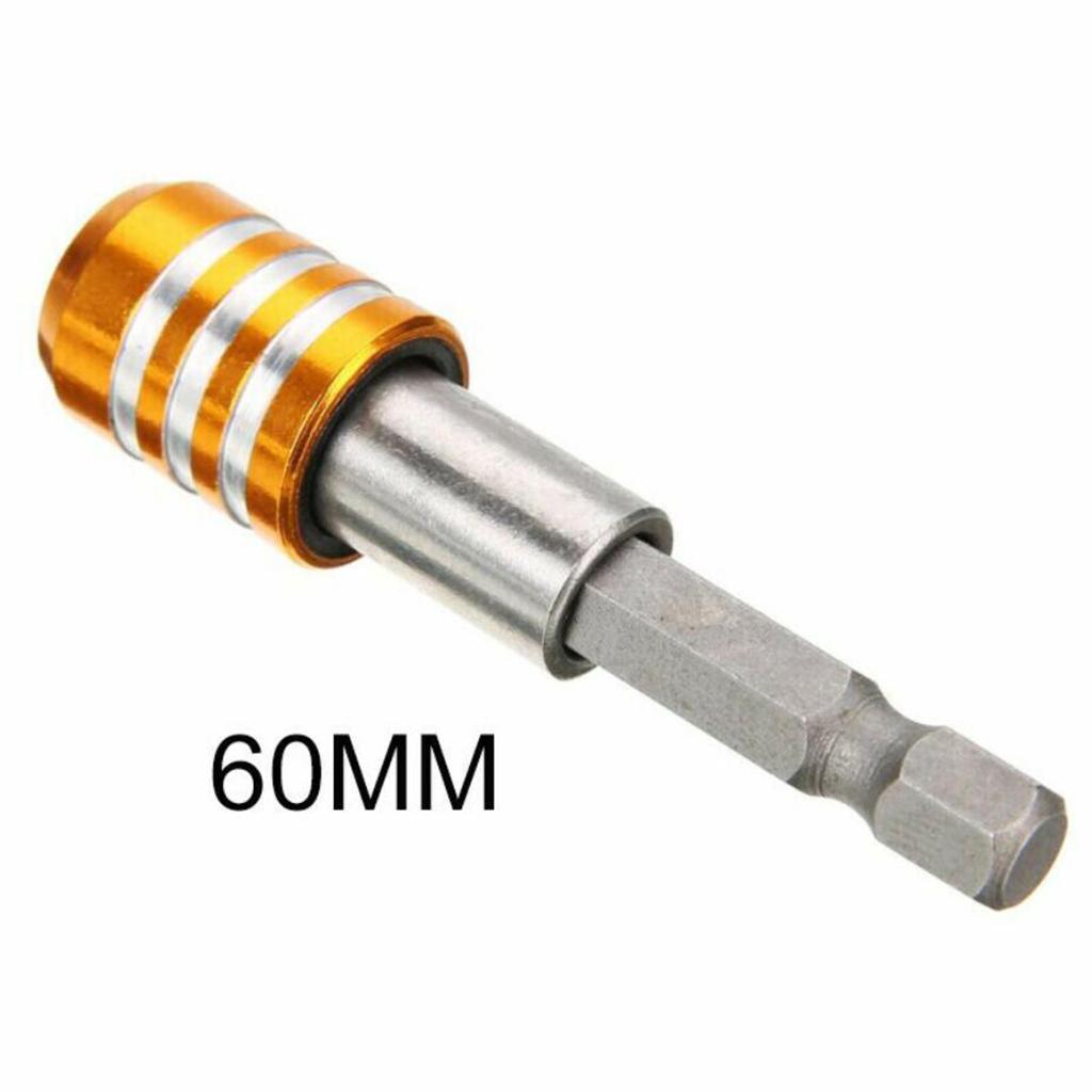 1/4 Hex Shank Quick Release Magnetic Holder Extension 60mm Yellow"