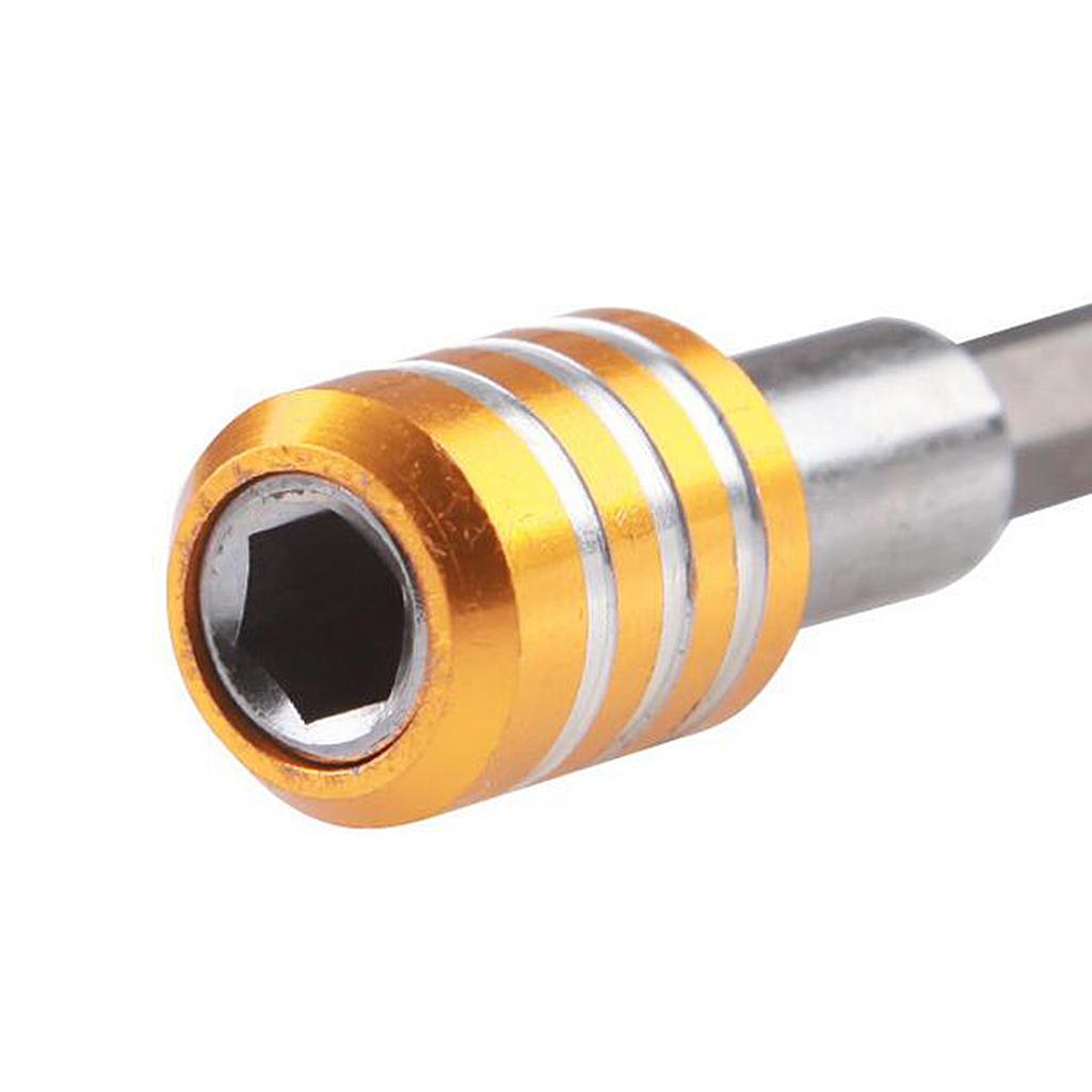 1/4 Hex Shank Quick Release Magnetic Holder Extension 60mm Yellow"
