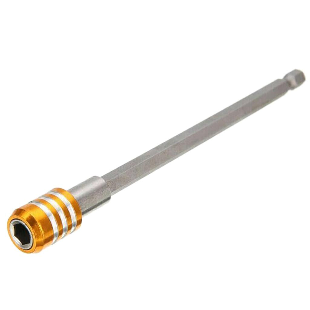 1/4 Hex Shank Quick Release Magnetic Holder Extension 150mm Yellow"