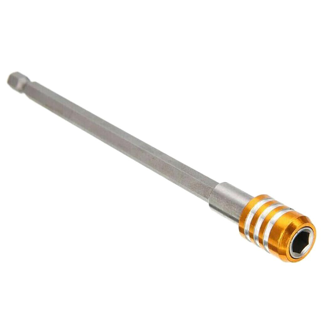 1/4 Hex Shank Quick Release Magnetic Holder Extension 150mm Yellow"