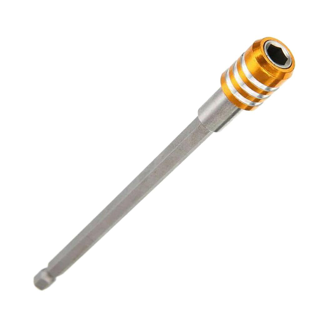 1/4 Hex Shank Quick Release Magnetic Holder Extension 150mm Yellow"