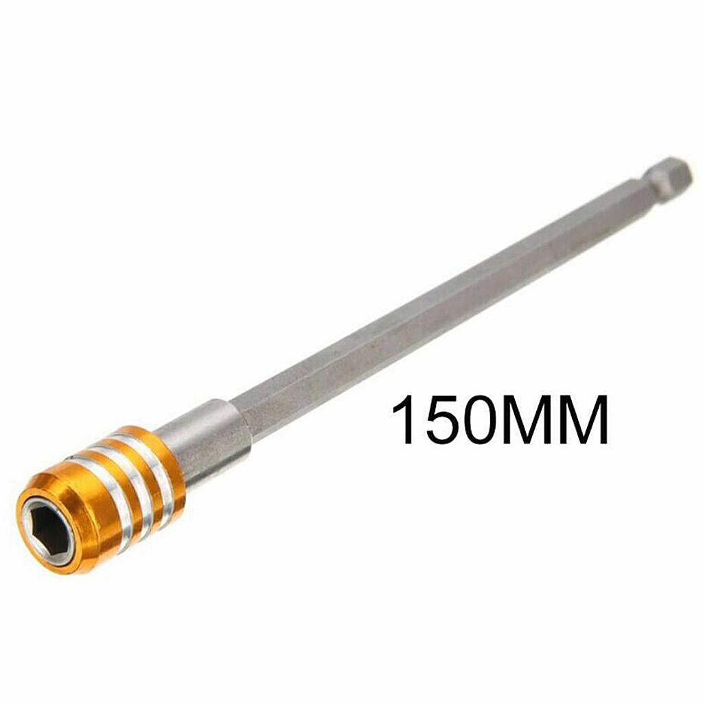 1/4 Hex Shank Quick Release Magnetic Holder Extension 150mm Yellow"