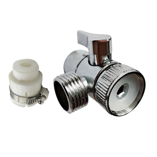 22mm Shower Head Diverter Valve Faucet Adapter Splitter Style D