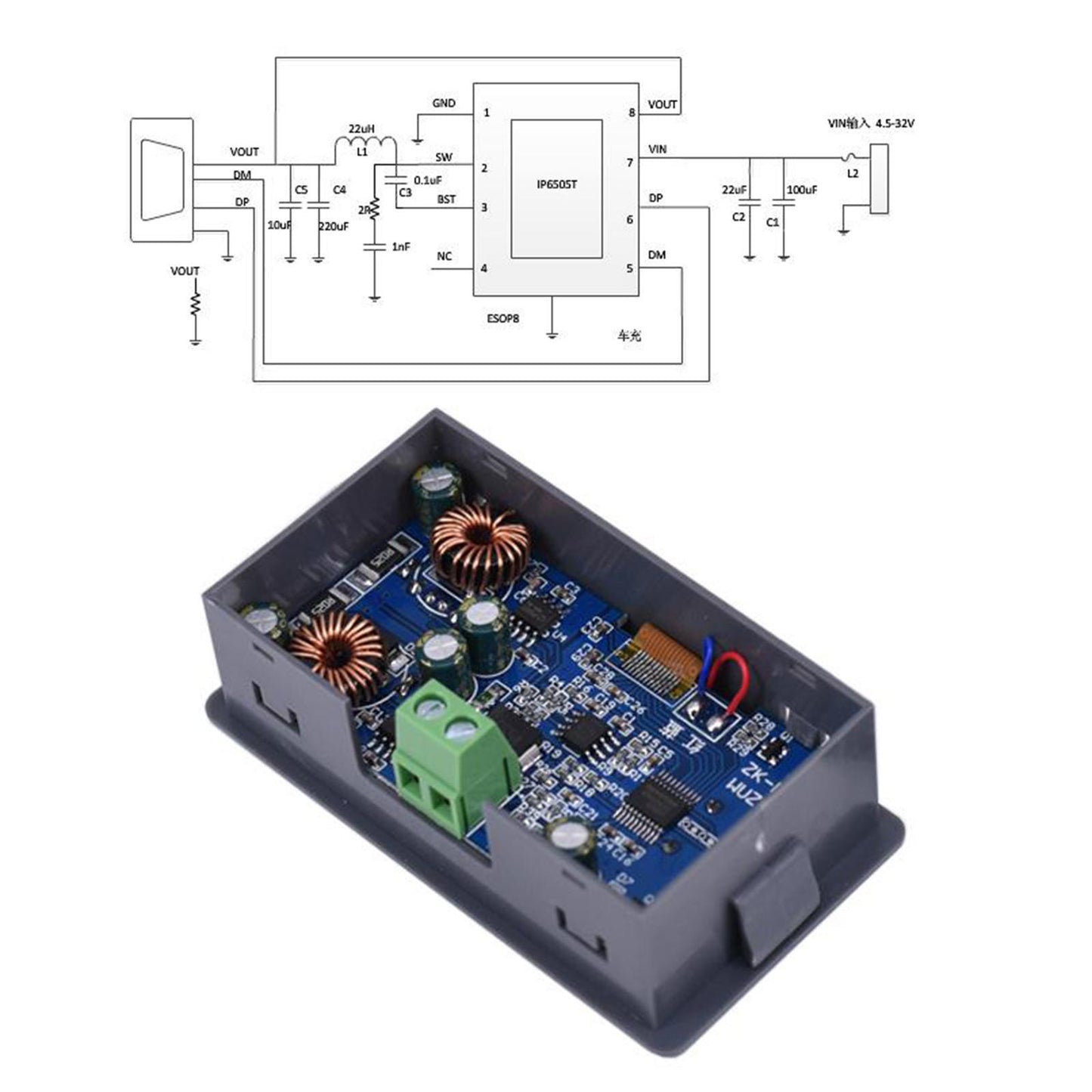 12V 24V Dual USB DC LED Digital Display Car Auto Voltmeter Battery Monitor