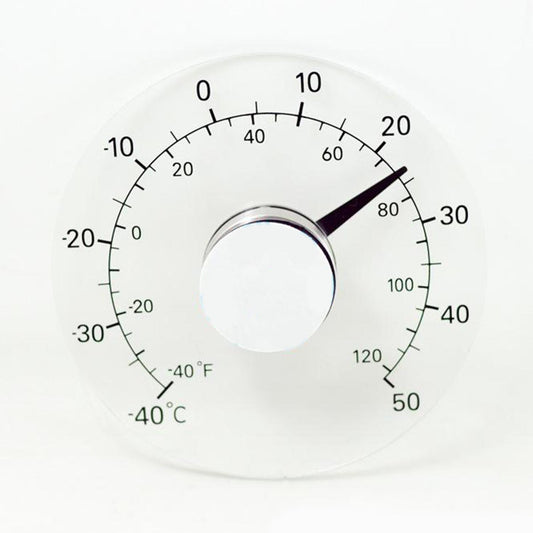 1pc Sticking On Window Thermometer Decorative for Car Wall Garden Patio Home