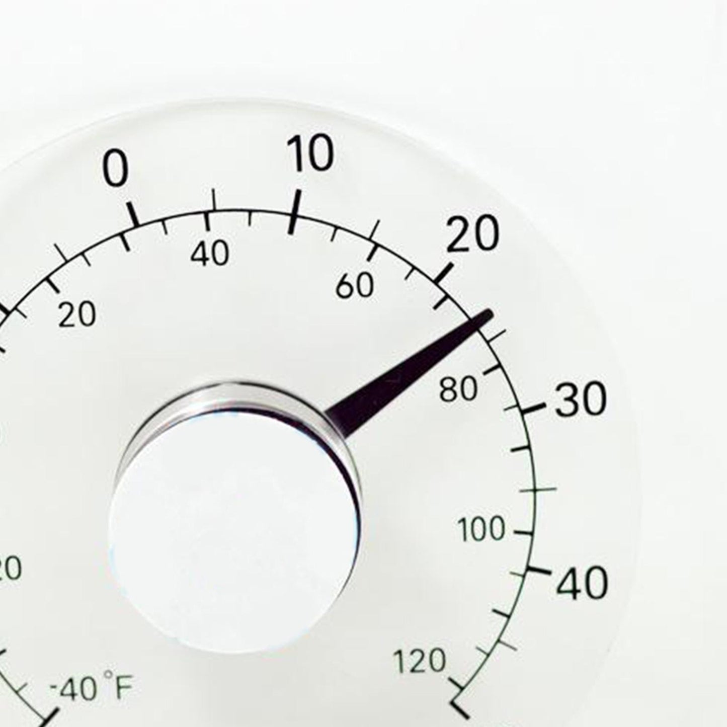 1pc Sticking On Window Thermometer Decorative for Car Wall Garden Patio Home