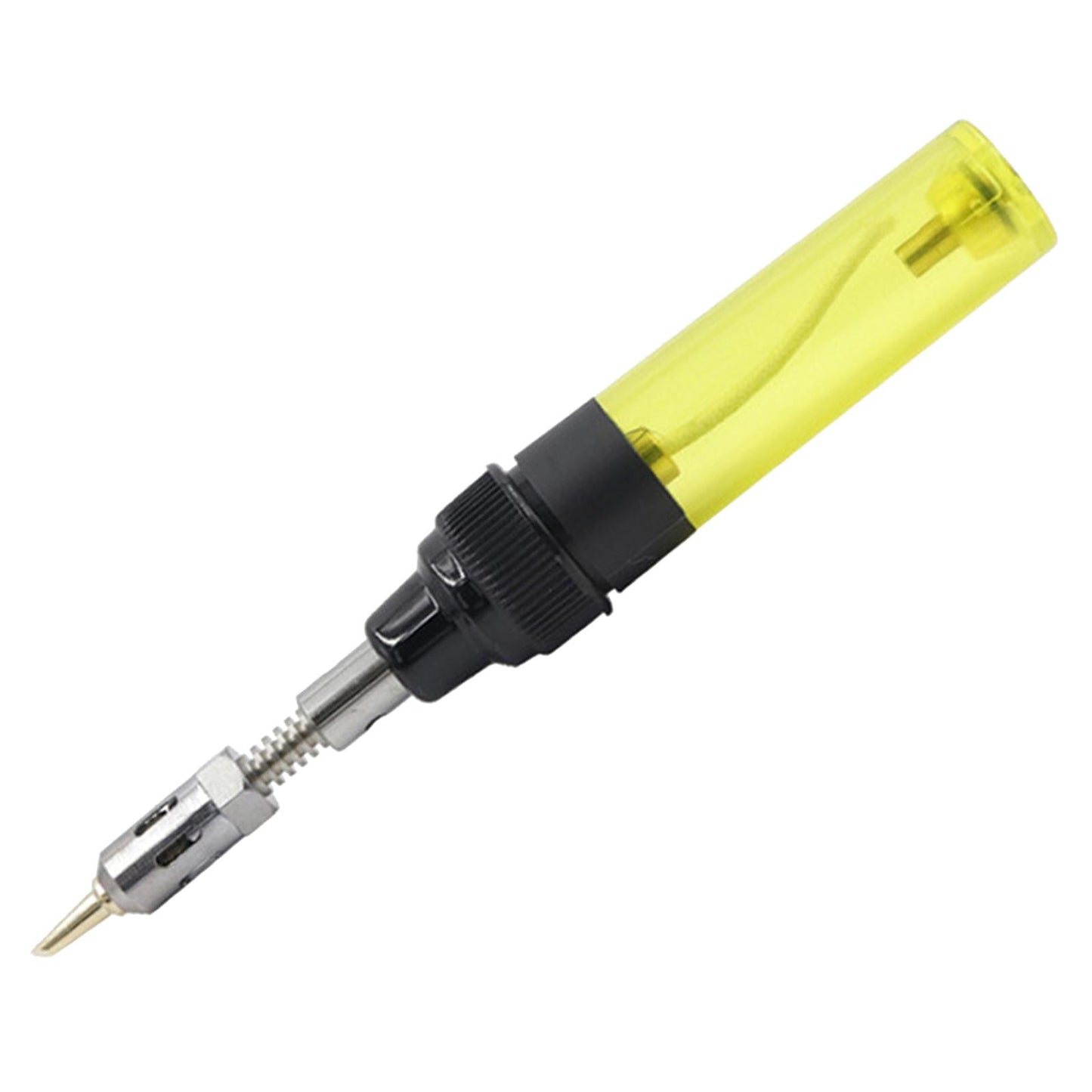 Butane Gas Cordless Soldering Iron Kit Torch Heat Solder Welding Pen Yellow