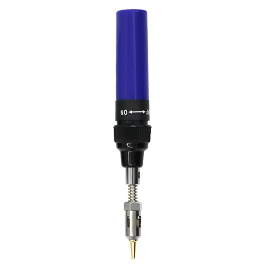 Butane Gas Cordless Soldering Iron Kit Torch Heat Solder Welding Pen Blue