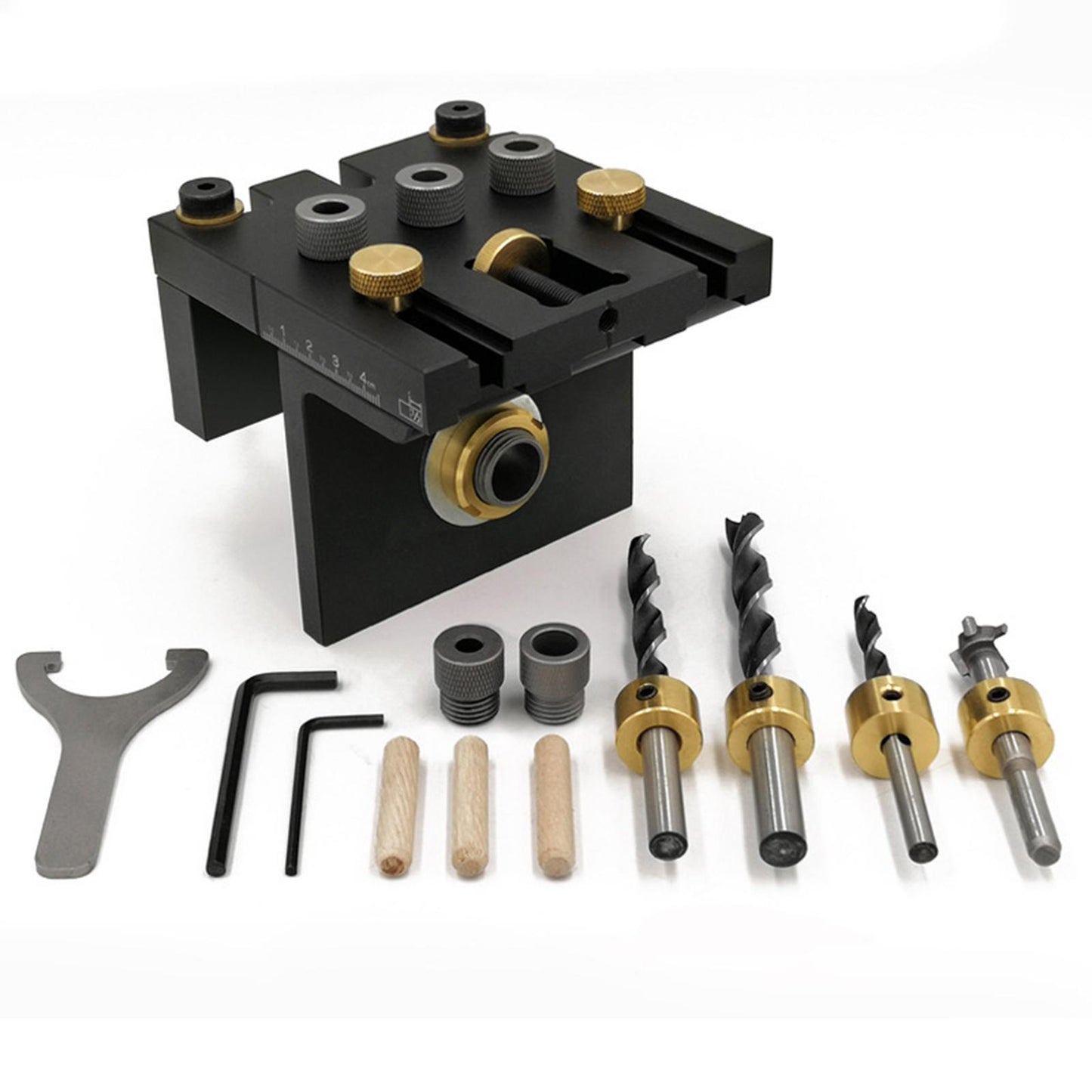 Drill Guide Sleeve Drill Punch Locator Wood Drilling  black Bushings