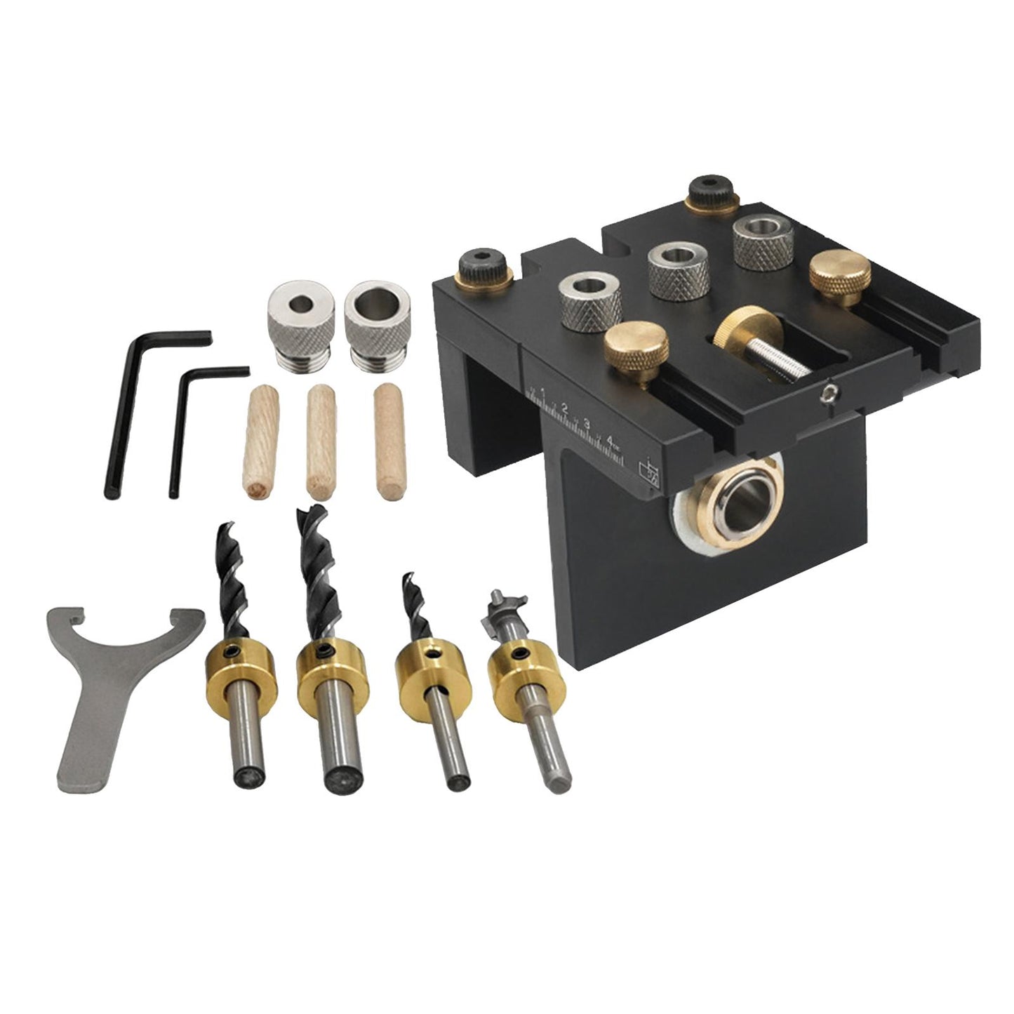Drill Guide Sleeve Drill Punch Locator Wood Drilling  silver  Bushings