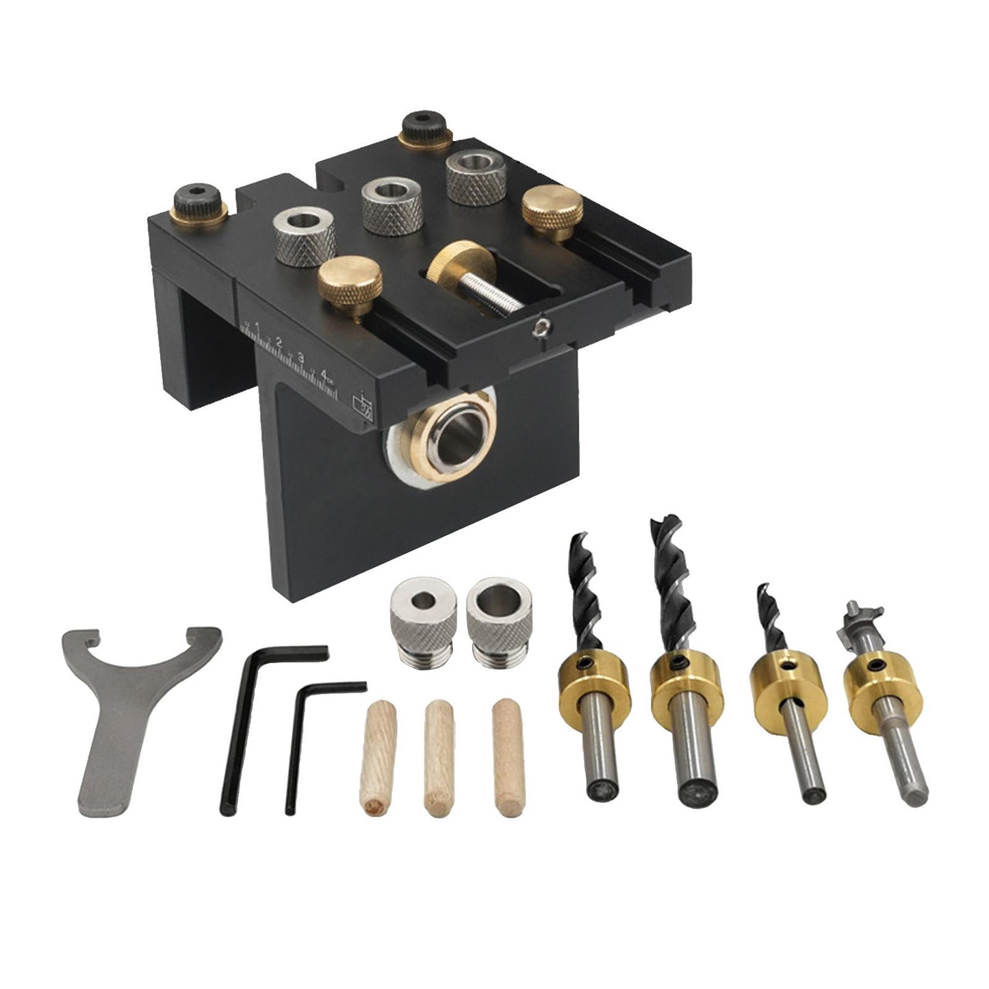 Drill Guide Sleeve Drill Punch Locator Wood Drilling  silver  Bushings