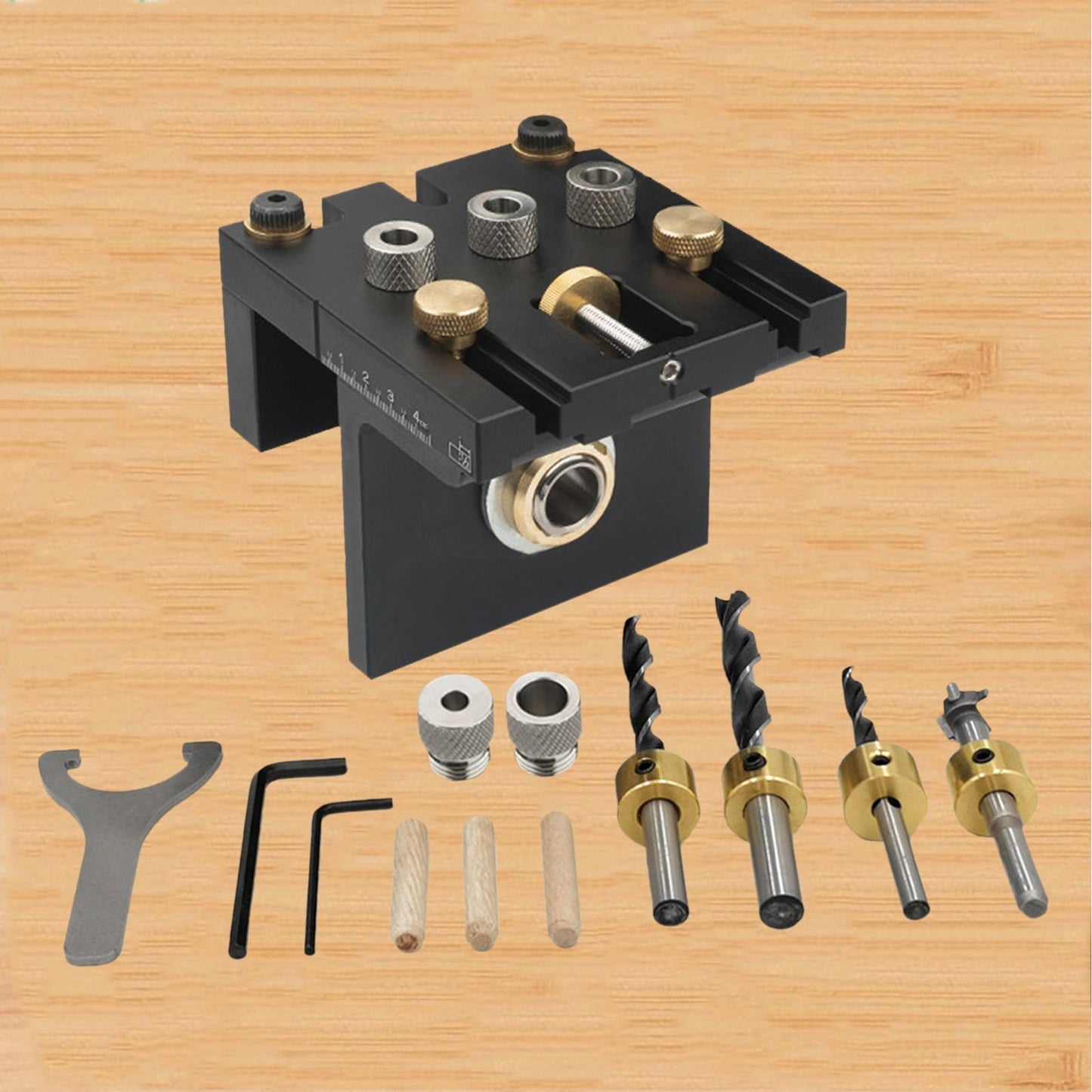Drill Guide Sleeve Drill Punch Locator Wood Drilling  silver  Bushings