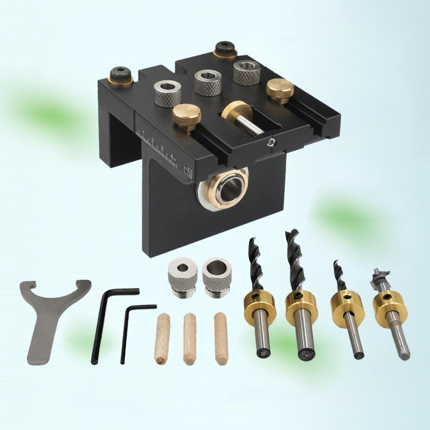 Drill Guide Sleeve Drill Punch Locator Wood Drilling  silver  Bushings