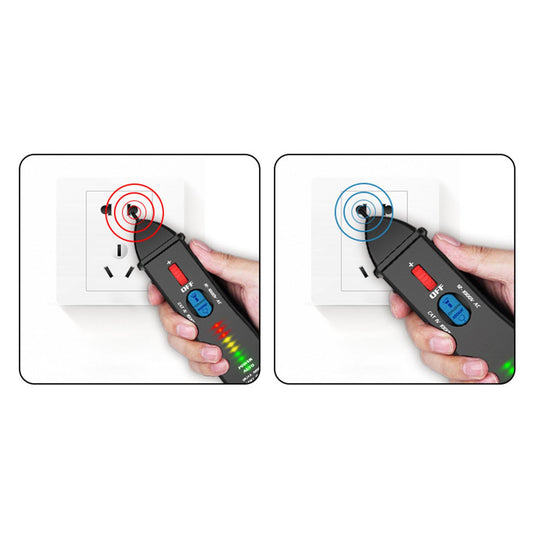 Non Contact Voltage Tester Buzzer Alarm & LED Flashlight Detector