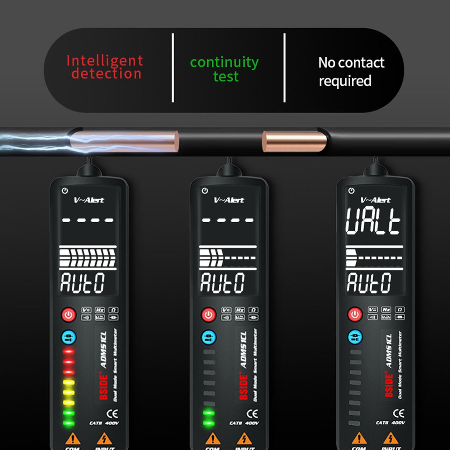 3-Line LCD Digital Multimeter Voltmeter AC DC Voltage Tester Style 1