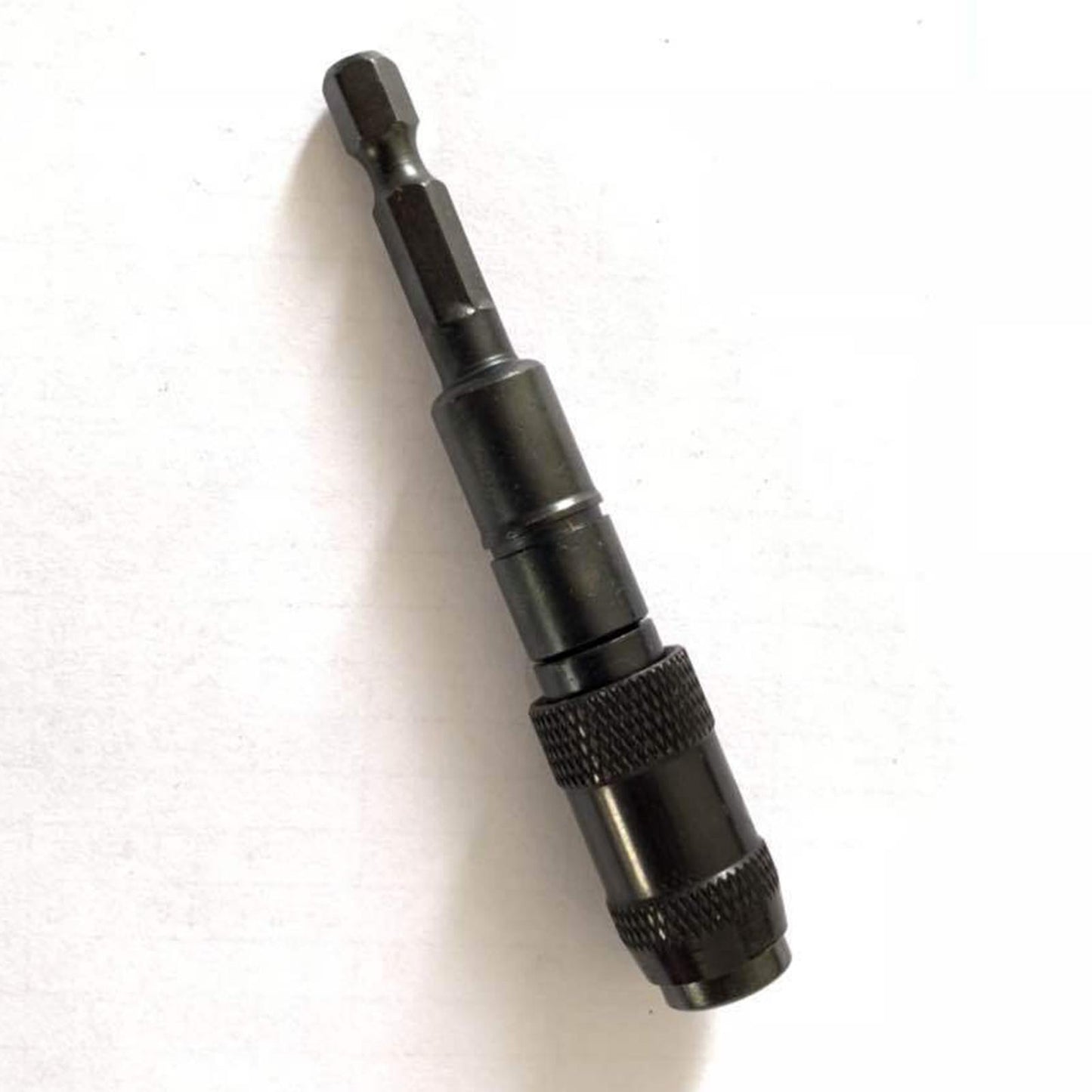 Magnetic Screw Drill Tip Quick Release Extension Hex Screwdriver Black