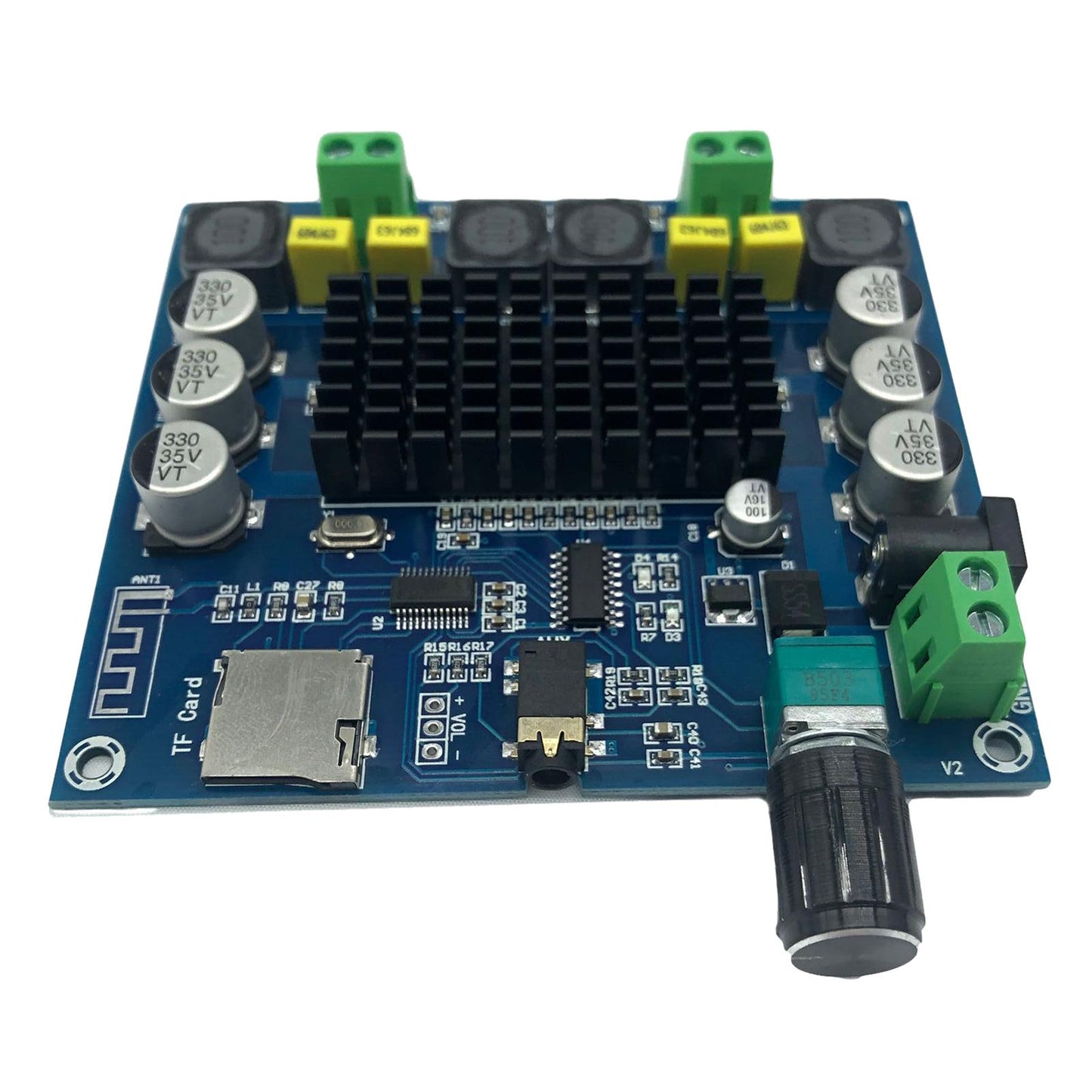 2 x 100W Two Channel Amplifier Board Digital Subwoofer for DIY Store Theater