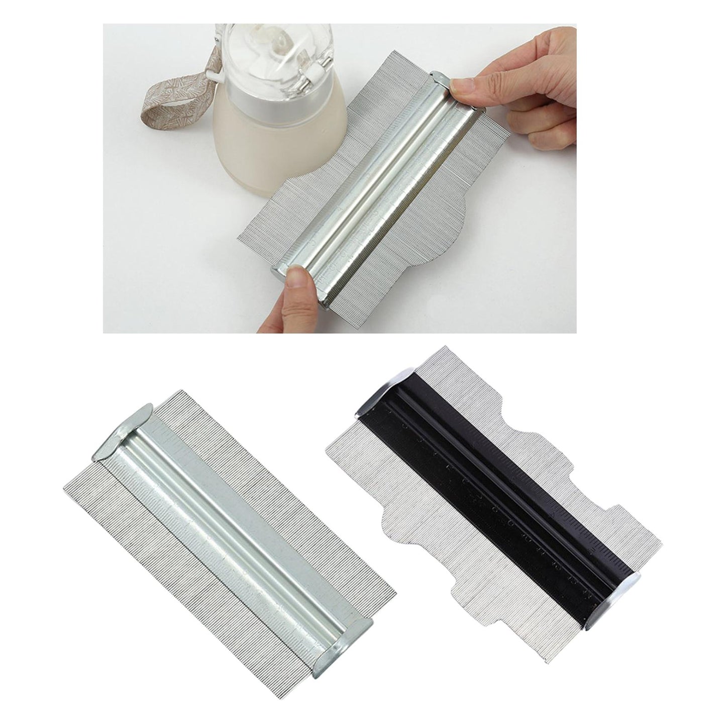 Contour Gauge Contour Duplication Create Perfect Instant Template for Curved 5inch