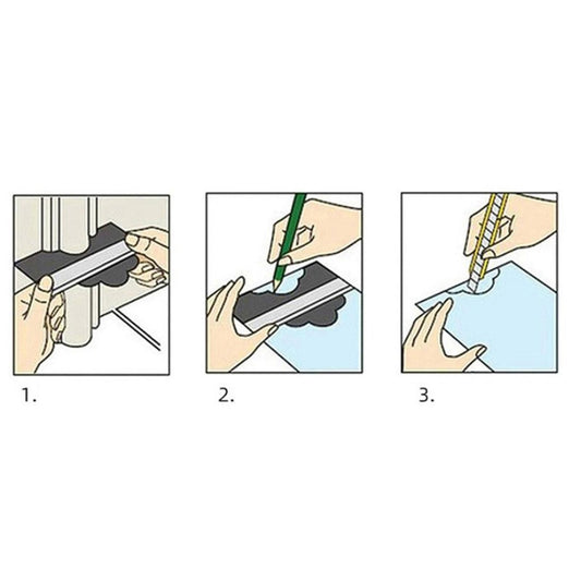 Contour Gauge Contour Duplication Create Perfect Instant Template for Curved 6inch