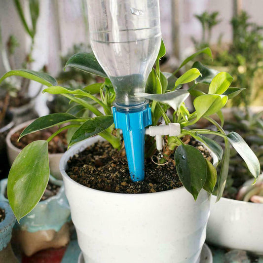 12pcs Garden Plant Automatic Self Watering Spikes Stakes Waterer Device
