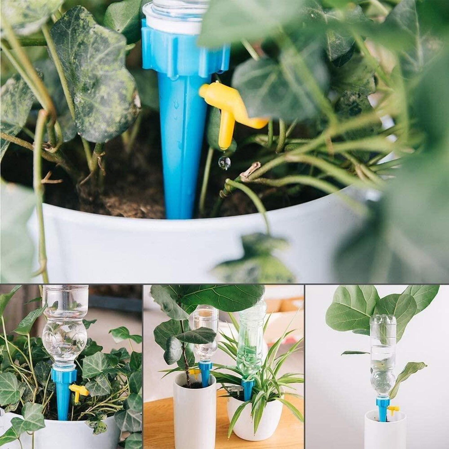 12pcs Garden Plant Automatic Self Watering Spikes Stakes Waterer Device