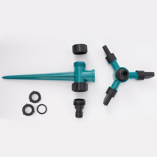 Automatic Water Sprinklers for Yard Adjustable Water Hose Sprinkler Head three arm