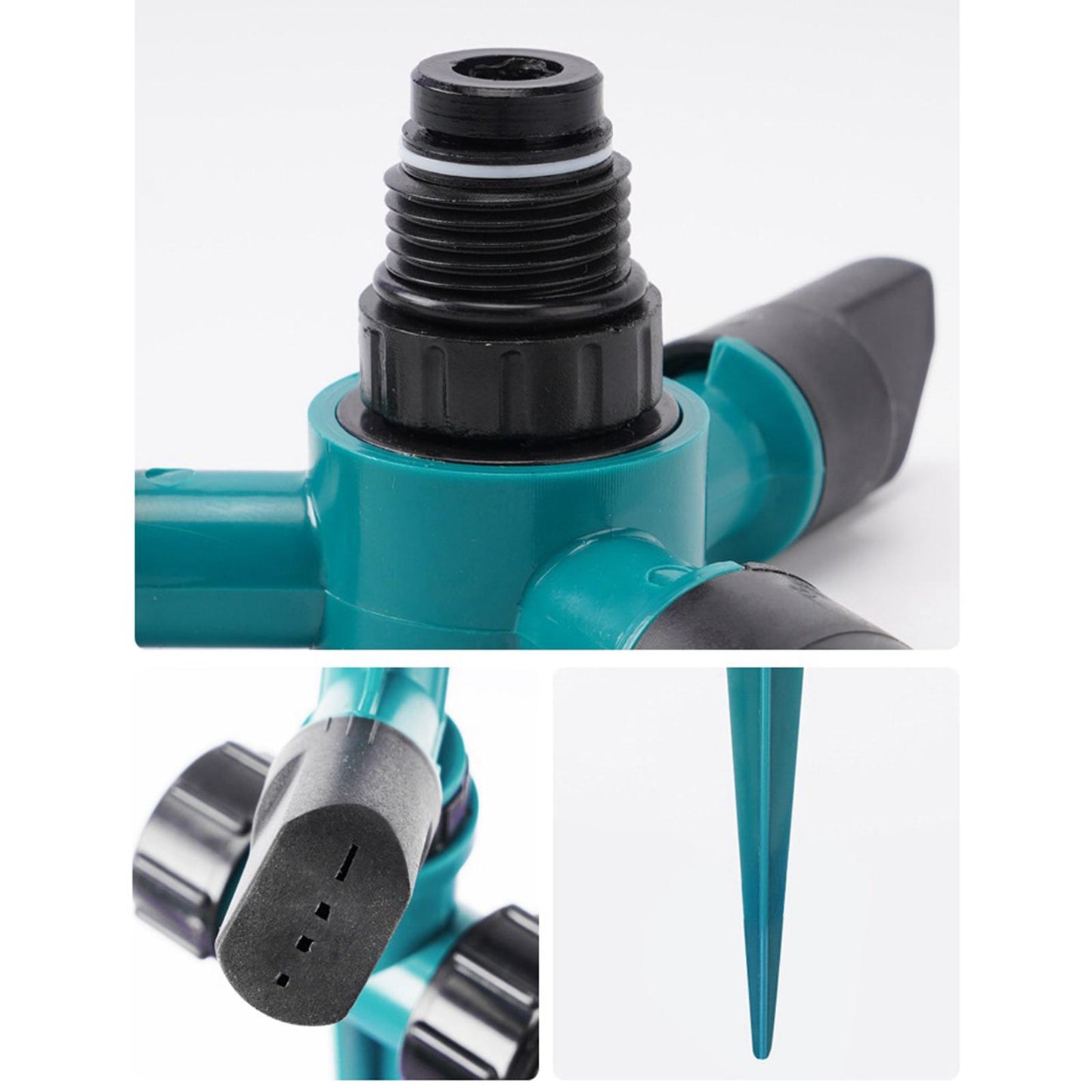Automatic Water Sprinklers for Yard Adjustable Water Hose Sprinkler Head three arm