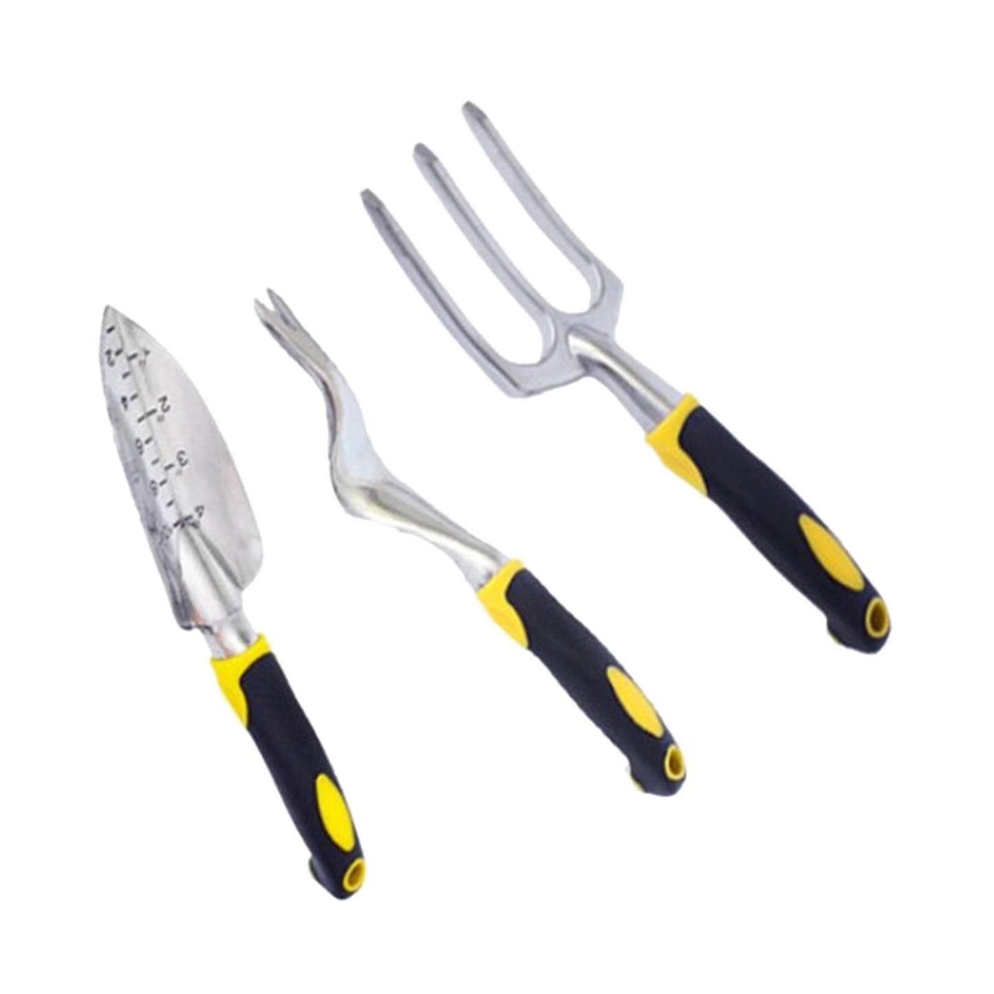 5pcs Heavy Duty Gardening Supplies Gifts Trowel Cultivator Weeding Fork Kit