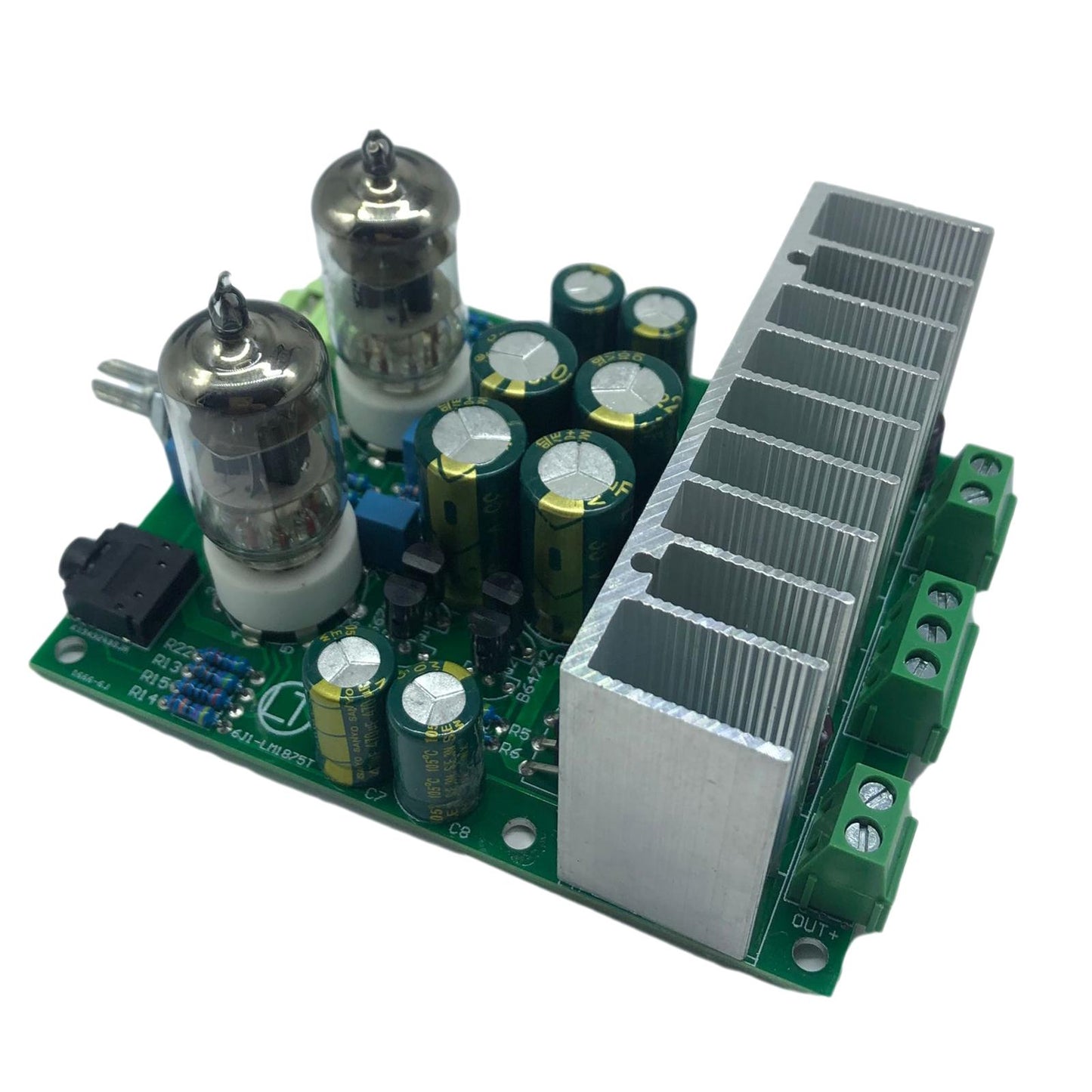 Diy 6J1 Tube Amplifier Headphones Amplifiers LM1875T Power Amplifier Board