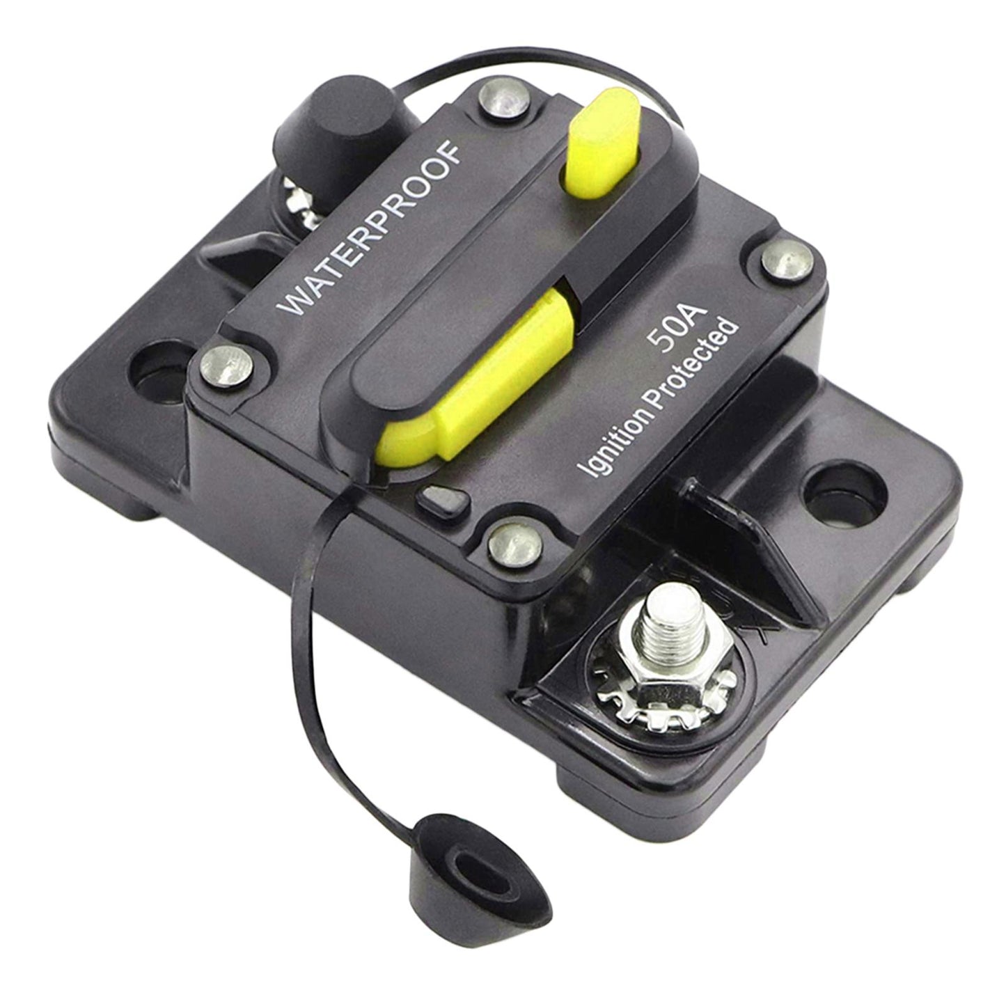 30-300 AMP Circuit Breaker IP67 Waterproof 12V-48V Manual Reset Fuse 50A