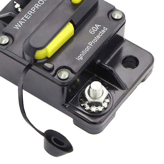 30-300 AMP Circuit Breaker IP67 Waterproof 12V-48V Manual Reset Fuse 60A