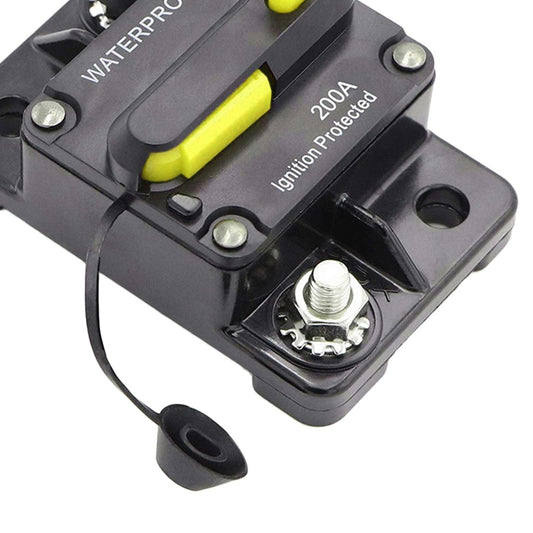 30-300 AMP Circuit Breaker IP67 Waterproof 12V-48V Manual Reset Fuse 200A