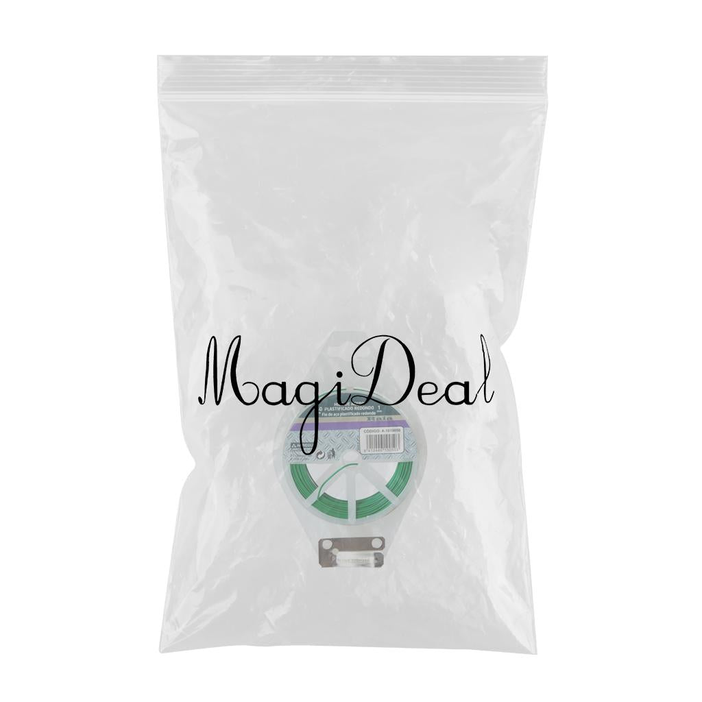 Trash Bag Gardening Plant Green Twist Tie Wire With Cutter Plant Ties 50m
