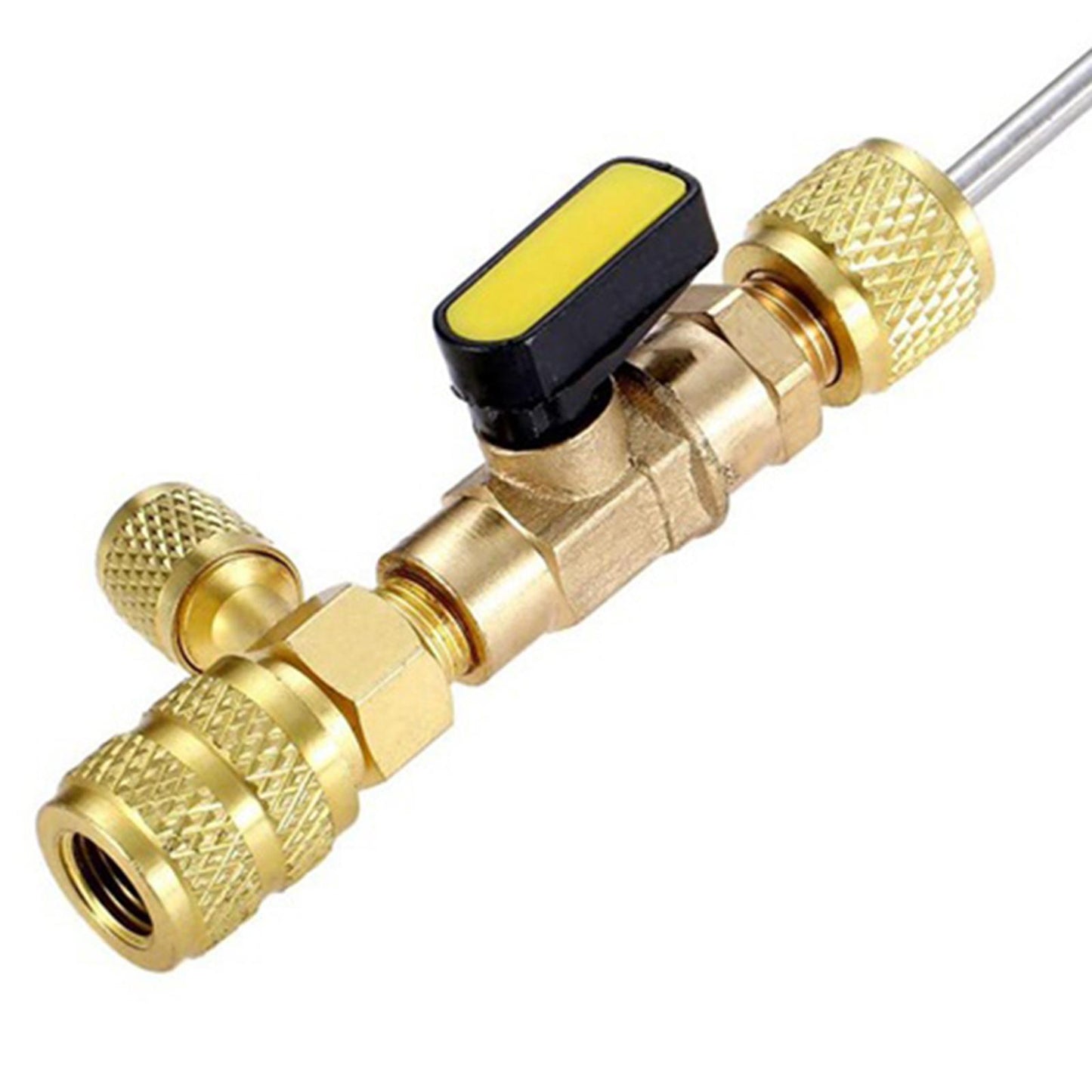 HVAC Tool Valve Core Remover Dual 1/4 and 5/16" Port Installer Removal Tool"