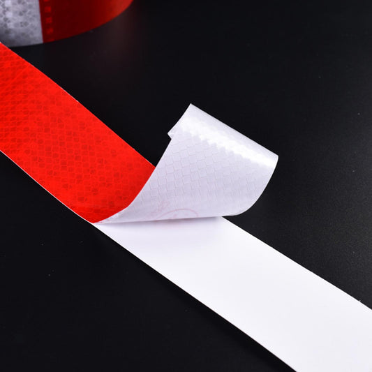 Reflective Tape DOT-C2 Waterproof Red & White Safety Conspicuity tape 30m