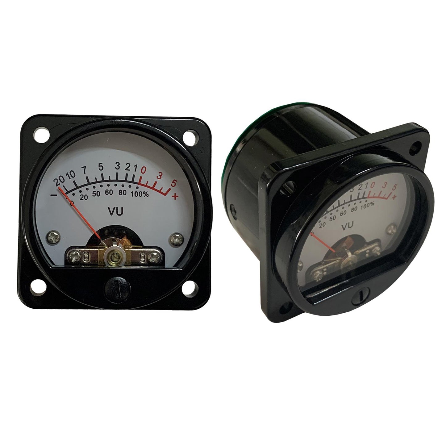 2pcs Analog VU Meter Panel Kit Backlit Audio Level Amp 6V-12V 500uA CQ-45W