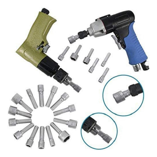 Socket Wrench Set Hexagonal Shank Hex Nut Socket Screwdriver 7.5x5x1.8cm